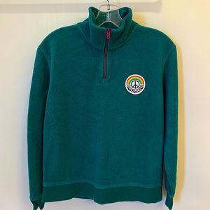 Quicksilver Zipper Fleece Sweatshirt